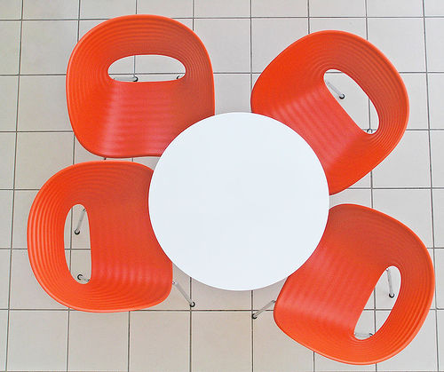 Table with four chairs
