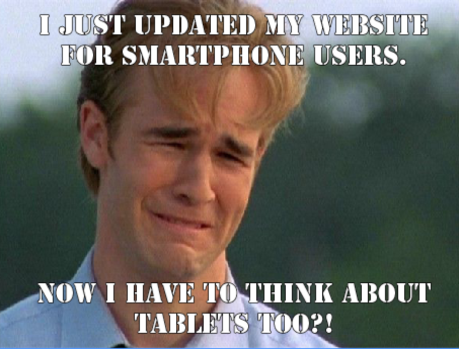 #FirstWorld Problems Tablet Meme